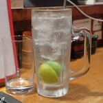 やきとり 正や - すだちチューハイ