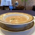 ビストロアデン - セットのクラムチャウダー