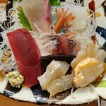 えび寿し - 刺身の盛り合わせ 