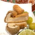 新ばし 星野 - 松茸の天ぷら