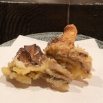 天ぷら岡本 - 天ぷら岡本(舞茸)