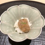 新ばし 星野 - このわたの飯蒸し