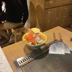 元祖海老出汁 もんじゃのえびせん 天満店 - 