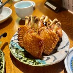 くらのすけ - とりの唐揚げですって！これ驚き(^^)でもうまー