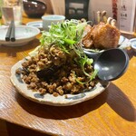 くらのすけ - 秋茄子のピリから味噌のっけ