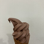 神戸華庵 西宮今津店 - ソフトクリームチョコ。