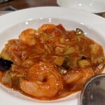 上海料理 孫特家 - エビチリ