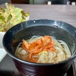 デジ家 - ミニ冷麺。塩っぱかったなぁ。