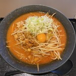 柳家 - 元祖キムチ納豆ラーメン（￥1000位）