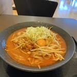 柳家 - 元祖キムチ納豆ラーメン（￥1000位）