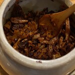 青竹手打ちらーめん 夢現 - 食べるラー油？