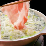 博多料理 もつ鍋 とりふく - あぐー豚しゃぶしゃぶ
