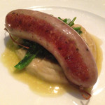 インカント - 自家製サルシッチャのロースト soramameペースト