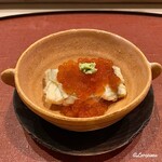 御料理 寺沢 - 穴子の飯蒸しに二種類のいくら