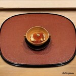 御料理 寺沢 - 穴子の飯蒸しに二種類のいくら