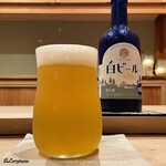 御料理 寺沢 - ユキノチカラ 白いビール