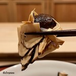 御料理 寺沢 - 惜しげもなくたっぷりの松茸