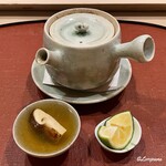 御料理 寺沢 - 松茸の土瓶蒸し