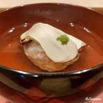 御料理 寺沢 - 蟹真薯と松茸の椀