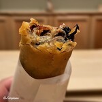 御料理 寺沢 - 中にはフカヒレと菱蟹と香茸