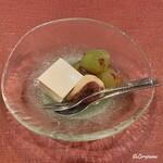 御料理 寺沢 - 紅伊豆に無花果に牛乳羹