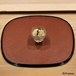 御料理 寺沢 - ズワイガニとみずの瘤の林檎の土佐酢