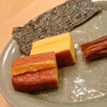 木挽町 とも樹 - 名物の卵焼き。正統派何やはりウンマイ\(//∇//)\