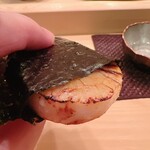 木挽町 とも樹 - 平貝の磯辺焼き