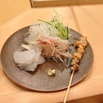 木挽町 とも樹 - タップリの薬味も嬉しい