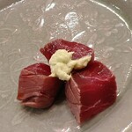 木挽町 とも樹 - 山葵を乗っけました