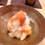 木挽町 とも樹 - 小柱と大根おろし