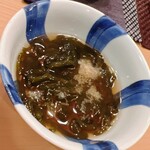 木挽町 とも樹 - 淡路のもづく酢。定番です。もづくが太いヾ(≧▽≦)ﾉ