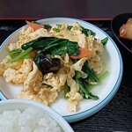 台湾料理 福祥居 - ほうれん草と玉子炒め