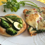 イトキト - 緑の野菜のフォカッチャ
      シンプルですが素材の味が引き立ちます。