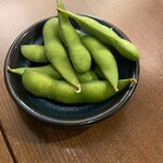 初恋屋 - お通し　枝豆