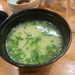 長崎の味処 鮨・割烹さくらい - しじみの味噌汁(白みそ)
