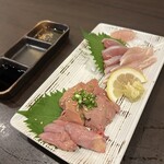 やきとり 陣 - さつま地鶏刺し