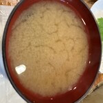 木場場外市場 まぐろ祭 - しじみの味噌汁