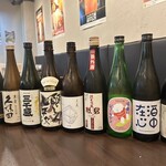 やきとり 陣 - 日本酒勢揃い