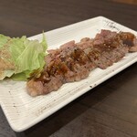 やきとり 陣 - 塊肉焼いてくれました