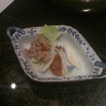 久壷庵 - 野菜と共に、辛みそをつけて♪