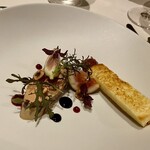 レストラン コートドール - フランス産フォアグラのコンフィ　無花果と共に