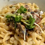 らーめん かねかつ - 混ぜたあと