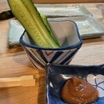 やきとり 半どん - きゅうりで一休み（笑）