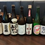 やきとり 陣 - 各種日本酒