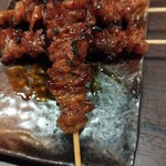 やきとり 陣 - 熟成鶏皮焼き