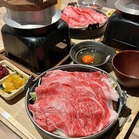 黄金出汁しゃぶと江戸前寿司 肉のあさつ 梅田お初天神店 - 