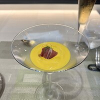 俺のフレンチ グランメゾン 大手町 - かぼちゃのスープ
