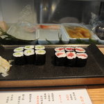 すし京辰 - かっぱ巻きと鉄火巻き