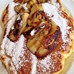 Sauteed Banana Walnut Pancakes